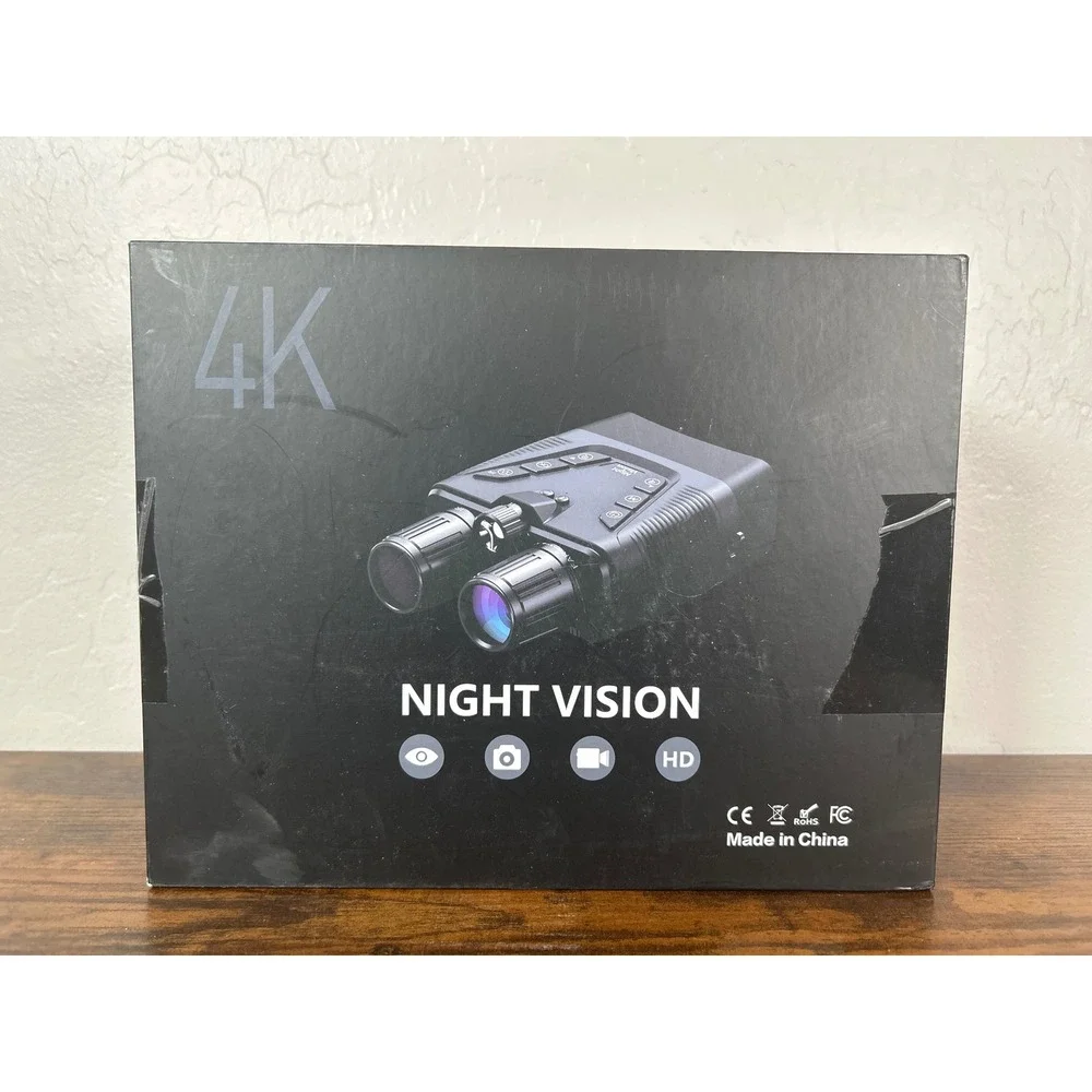 4K HD Night Vision Binoculars Digital Infrared Goggles Total Darkness 4K Video
